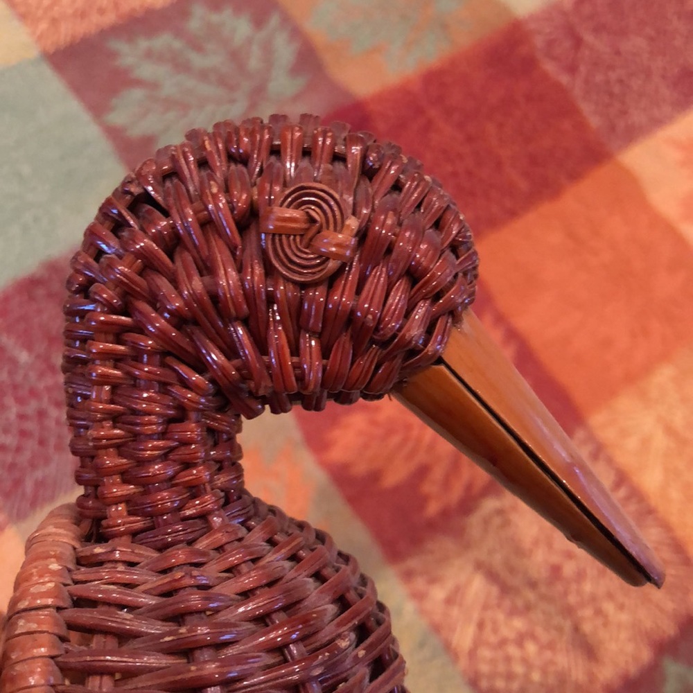 Vintage wicker duck basket - Picture 9 of 16